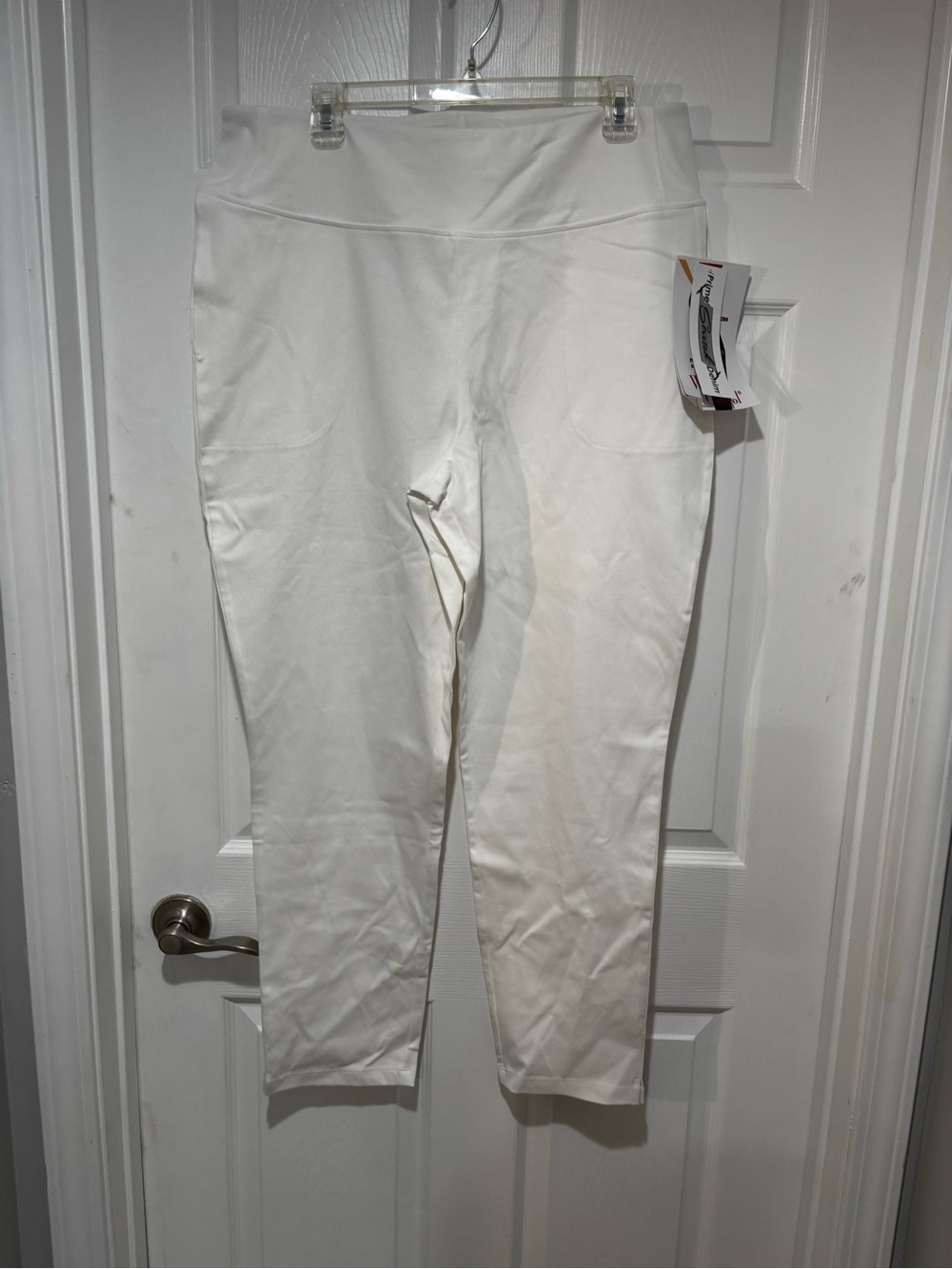 WOMEN WITH CONTROL NWT White High-Waist Stretch Denim Pants